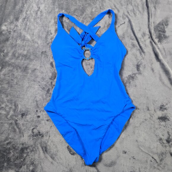 Becca by Rebecca Virtue Ariyah One Piece Swimsuit Medium NWOT - Picture 4 of 12